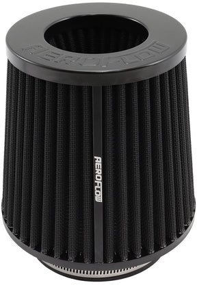 Universal Flange Clamp On Tapered Filter 6"/4.7" OD 5.5" High Black AF2711-1001 - Aeroflow