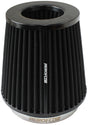 5" Clamp-On Inv Tapered Filter 4.5 / 6.5 O.D, 6" H Black AF2711-2800 - Aeroflow