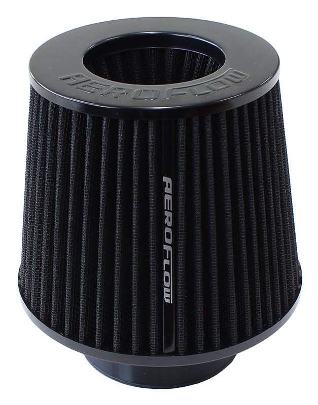 3" Inverted Tapered Filter 5.25-6 O.D, 5 High Black AF2711-3003 - Aeroflow