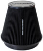6" Clamp-On Tapered Filter 7.75 / 4.6 O.D, 6.1" H Black AF2711-3100 - Aeroflow