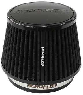 5" Clamp-On Tapered Filter 4.6-6.5 O.D, 4.15 High Black AF2711-5163 - Aeroflow