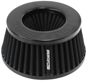 3" Inverted Tapered Filter 5.25-6 O.D, 2.55" High Black AF2711-5288 - Aeroflow