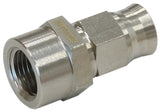 S/S Straight Hose End 1/8" Nptfemale To -3 Teflon Hose AF274-03 - Aeroflow