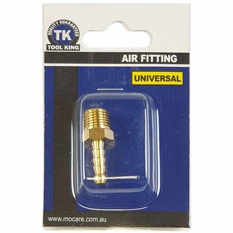 Universal Fitting 1/4" Male - Hose / Tail 1/4" Air Fitting - Tool King | Universal Auto Spares