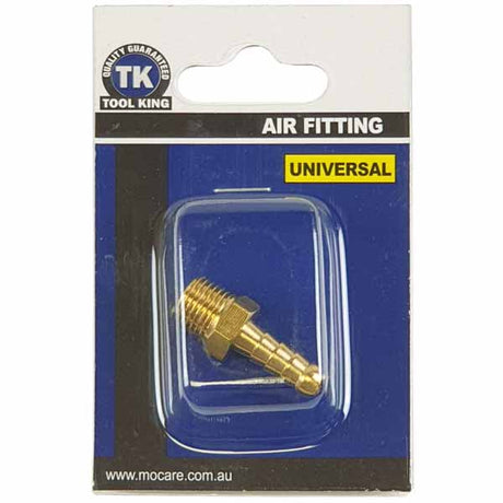 Universal Fitting 1/4" Male - Hose / Tail 5/16" Air Fitting - Tool King | Universal Auto Spares