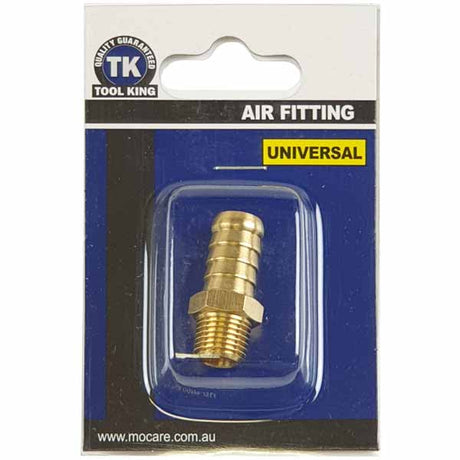 Universal Fitting 1/4" Male - Hose / Tail 1/2" Air Fitting - Tool King | Universal Auto Spares