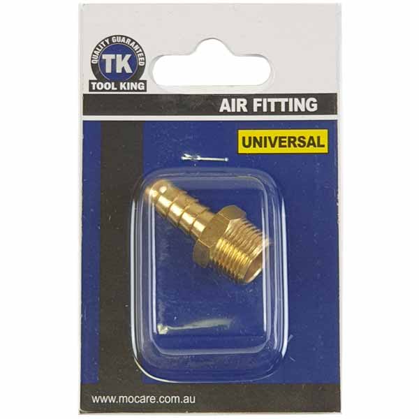 Universal Fitting 3/8" Male - Hose / Tail 3/8" Air Fitting - Tool King