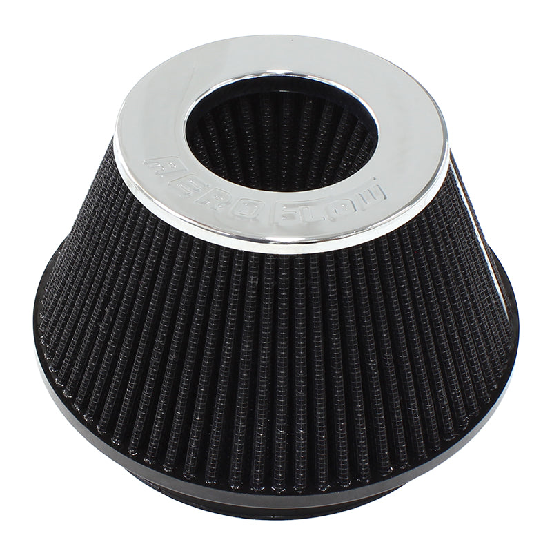6" Clamp-On Tapered Filter 7.6 / 4.7" O.D, 4" High Chrom AF2811-1009 - Aeroflow