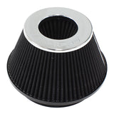 6" Clamp-On Tapered Filter 7.6 / 4.7" O.D, 4" High Chrom AF2811-1009 - Aeroflow