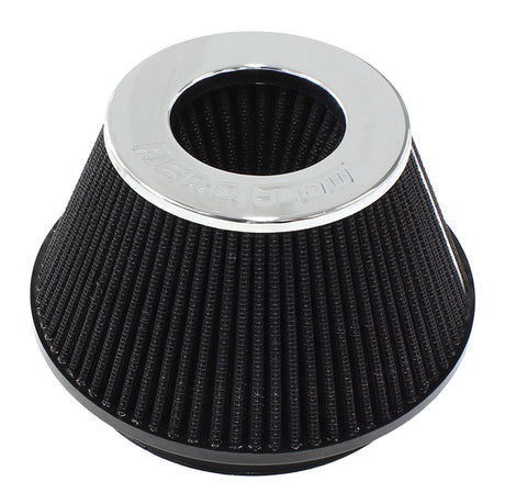 6" Clamp-On Tapered Filter 7.6 / 4.7" O.D, 4" High Chrom AF2811-1009 - Aeroflow
