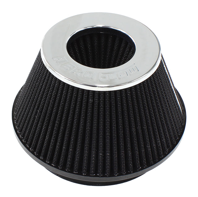 6" Clamp-On Tapered Filter 7.6 / 4.7" O.D, 4" High Chrom AF2811-1009 - Aeroflow