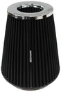 6" Clamp-On Inv Tapered Filter 7.5 / 4.7 O.D, 8" H Chrome AF2811-1044 - Aeroflow