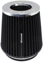 5" Clamp-On Inv Tapered Filter 4.5 / 6.5 O.D, 6" H Chrome AF2811-2800 - Aeroflow