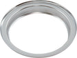 6-3/8" Air Cleaner Base Only 5-1/8" Flange Flat Base Chrome AF2851-0600 - Aeroflow