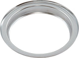 6-3/8" Air Cleaner Base Only 5-1/8" Flange Flat Base Chrome AF2851-0600 - Aeroflow