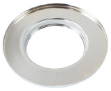 9" Air Cleaner Base Only Flat Base Chrome, 5-1/8" ID AF2851-0900 - Aeroflow