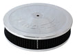 9" x 2" Air Cleaner Assembly 5-1/8" Neck, Chrome, Cotton AF2851-1110 - Aeroflow