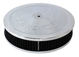 9" x 2" Air Cleaner Assembly 5-1/8" Neck, Chrome, Cotton AF2851-1110 - Aeroflow