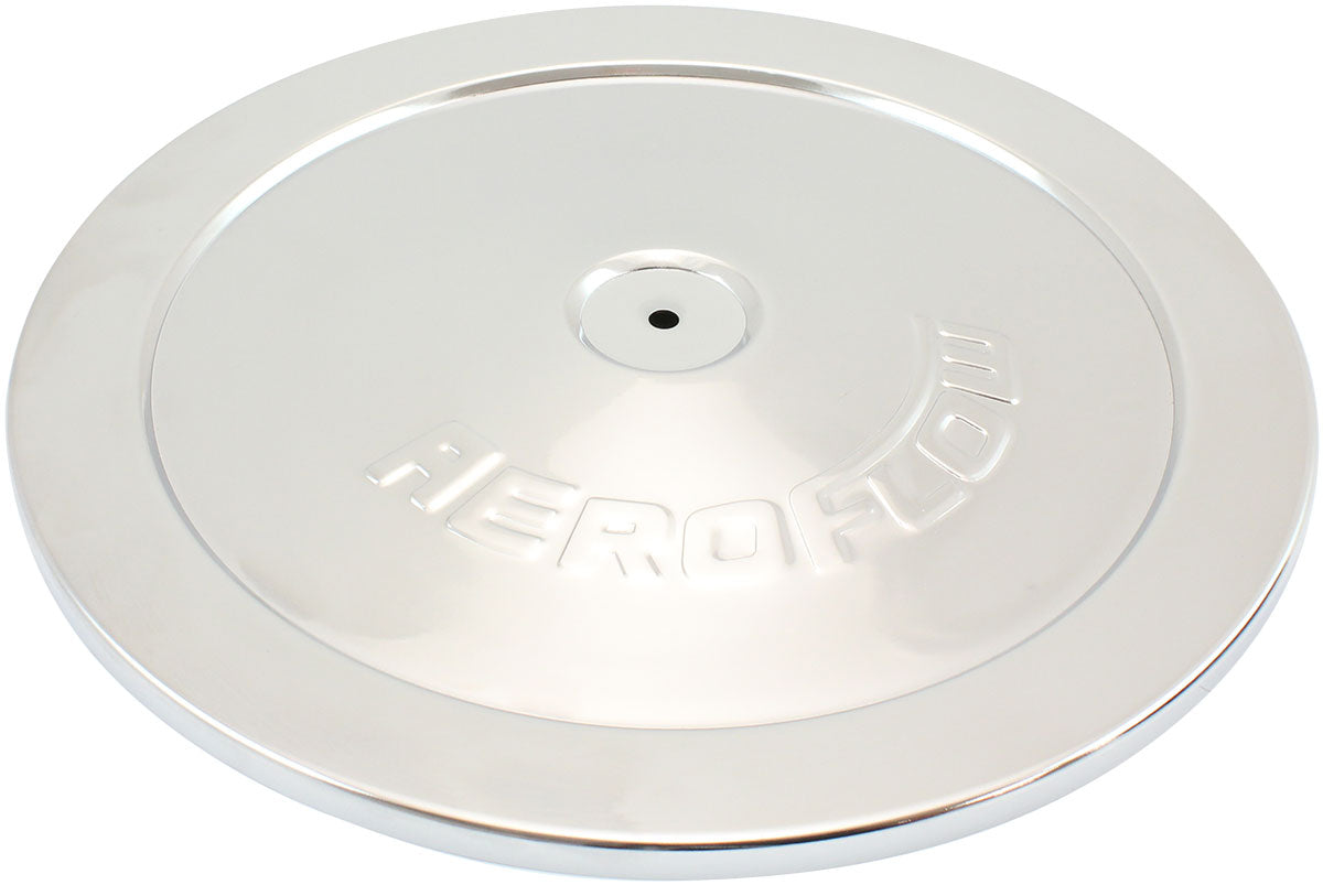 11" Chrome Steel Top Plate Lid Air Filter AF2851-1122 - Aeroflow