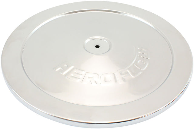 11" Chrome Steel Top Plate Lid Air Filter AF2851-1122 - Aeroflow
