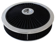 14" x 3" Full Flow Assembly 5-1/8" 1-1/8" Drop Base Chrome AF2851-3040 - Aeroflow
