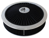 14" x 3" Full Flow Assembly 5-1/8" 1-1/8" Drop Base Chrome AF2851-3040 - Aeroflow