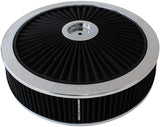 14" x 5" Full Flow Assembly 5-1/8" 1-1/8" Drop Base Chrome AF2851-3070 - Aeroflow