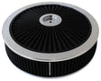 14" x 4" Full Flow Assembly 7-5/16" Flat Base, Chrome AF2851-3080 - Aeroflow