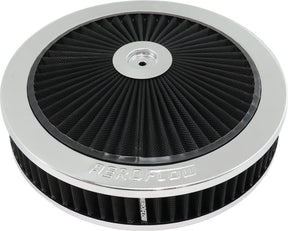 11" x 2-1/8" Full Flow ASSEMBL5-1/8" Flat Base Chrome AF2851-3110 - Aeroflow