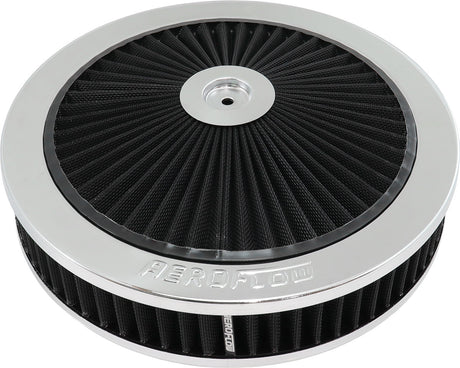 11" x 2-1/8" Full Flow ASSEMBL5-1/8" Flat Base Chrome AF2851-3110 - Aeroflow
