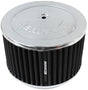 6-3/8" x 4" Air Cleaner Assy 5-1/8" Neck, Chrome, Cotton AF2851-3981 - Aeroflow