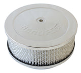 6-3/8 x 2-1/2 Air Clean ASSY5-1/8" Neck, Chrome, Paper AF2856-1331 - Aeroflow