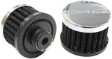 3/8" Univ Clamp On Filter 2" O.D, 1-1/2" H, Chrome Top AF2871-1320 - Aeroflow