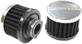 5/8" Univ Clamp On Filter 2" O.D, 1-1/2" H, Chrome Top AF2871-1340 - Aeroflow