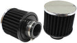 1-1/4" Univ Clamp On Filter 3" O.D, 2-1/2" H, Chrome Top AF2871-1390 - Aeroflow