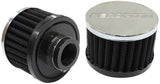 1" Univ Clamp On Filter 3" O.D, 2-1/4" H, Chrome Top AF2871-1420 - Aeroflow