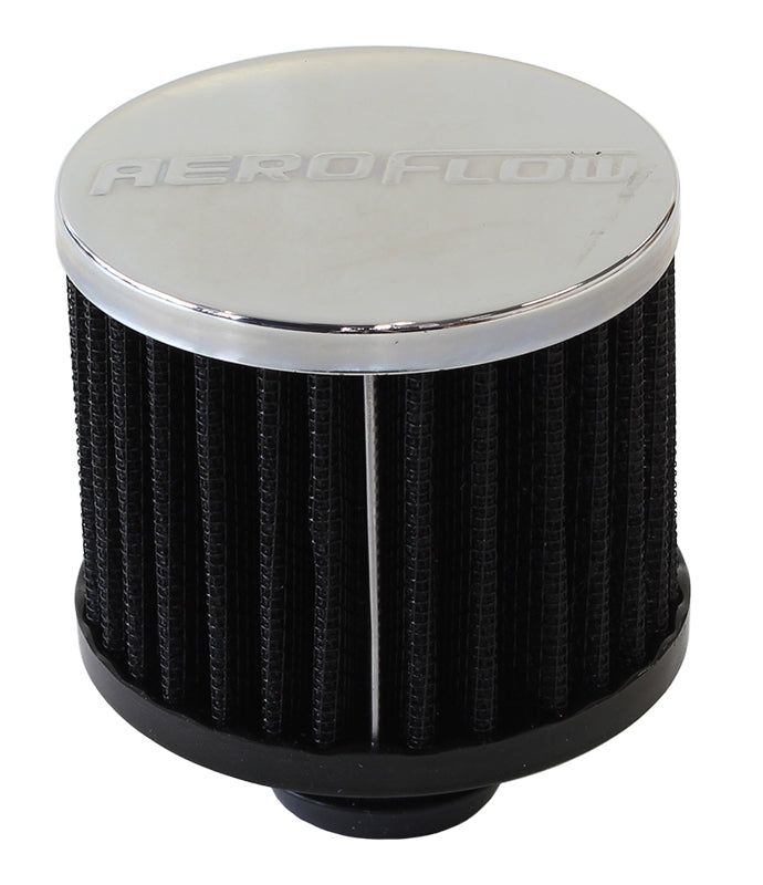1-3/8" Univ Clamp On Filter 3" O.D, 2-1/2" H, Chrome Top AF2871-1440 - Aeroflow
