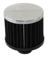 1-3/8" Univ Clamp On Filter 3" O.D, 2-1/2" H, Chrome Top AF2871-1440 - Aeroflow