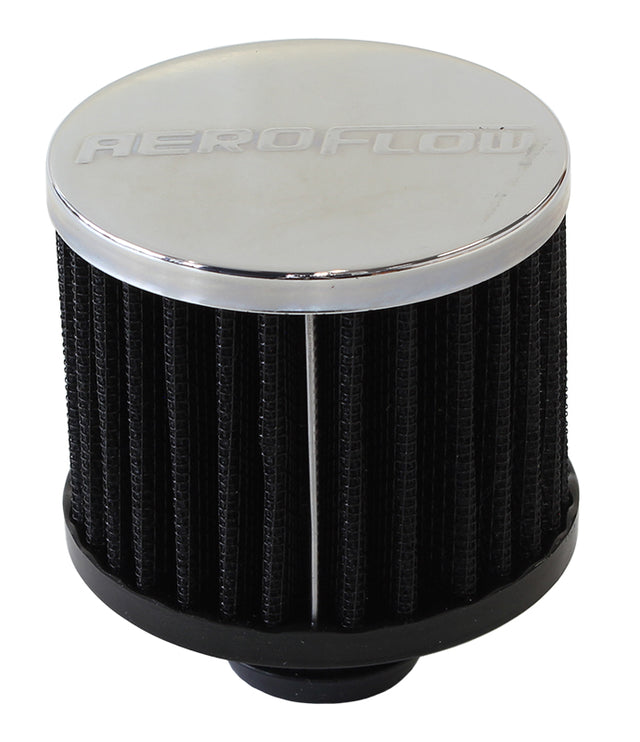 1-3/8" Univ Clamp On Filter 3" O.D, 2-1/2" H, Chrome Top AF2871-1440 - Aeroflow