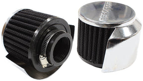 1-3/8" Breather Filter Wth Shield 3" O.D 2-1/2H Chrome Top AF2871-1513 - Aeroflow