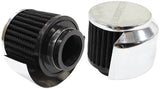 1-1/2" Breather Filter With With 3" O.D, 2-1/2" H, Chrome Top AF2871-1514 - Aeroflow