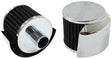 1" Push In Breather W/ Shield 3" O.D, 2-1/2" H, Chrome Top AF2871-1520 - Aeroflow