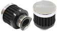 9/16" Univ Clamp On Filter 1-3/8" O.D, 1-1/8" H, Chrome Top AF2871-2480 - Aeroflow