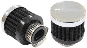 9/16" Univ Clamp On Filter 1-3/8" O.D, 1-1/8" H, Chrome Top AF2871-2480 - Aeroflow