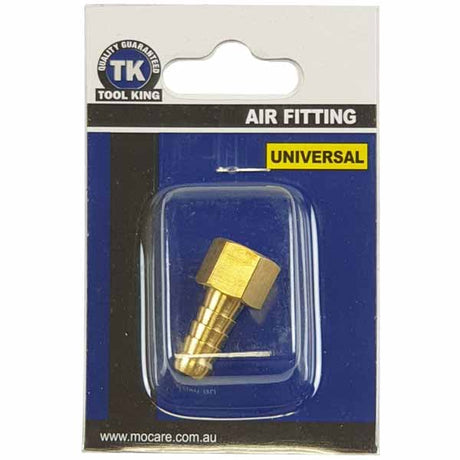 Universal Fitting 1/4" Female - Hose / Tail 3/8" Air Fitting - Tool King | Universal Auto Spares