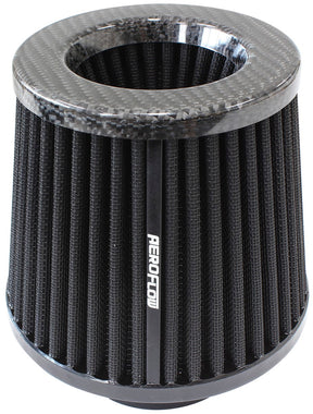 3" Carbon Inverted Tapered 5.25-6 O.D, 5 High Black AF2911-3003 - Aeroflow