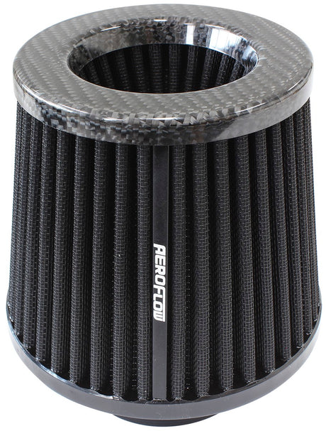 3" Carbon Inverted Tapered 5.25-6 O.D, 5 High Black AF2911-3003 - Aeroflow