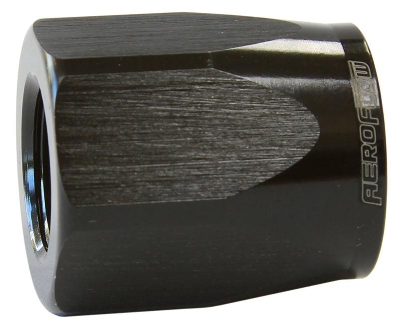 Hose End Socket Alloy -6AN Black Suit Braided Hose AF298-06DBLK - Aeroflow