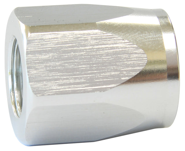 Hose End Socket Alloy -8AN Silver Suit Braided Hose AF298-08DS - Aeroflow