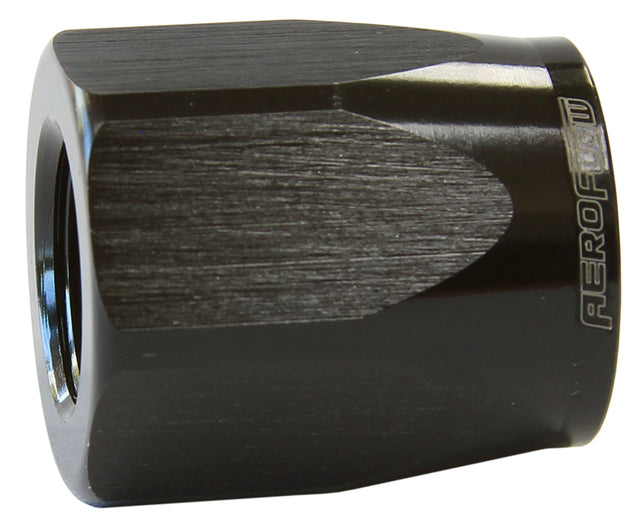 Hose End Socket Alloy -10AN Black Suit Braided Hose AF298-10DBLK - Aeroflow